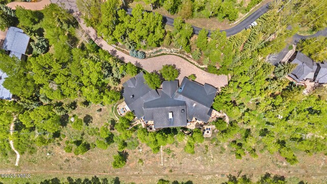 46 Jasmine, Avon, CO 81620 - aerial view of property and surrounding area