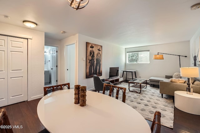 871 W Beaver Creek Blvd Unit A9, Avon, CO 81620 - dining area with dark wood-type flooring