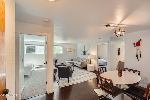 871 W Beaver Creek Blvd Unit A9, Avon, CO 81620 - dining area featuring dark wood finished floors and baseboards