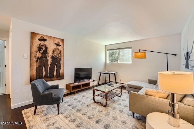 871 W Beaver Creek Blvd Unit A9, Avon, CO 81620 - living room with wood finished floors and baseboards