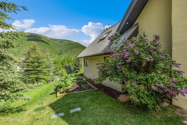 2036 Vermont Rd, Vail, CO 81657 - view of green lawn featuring a mountain view