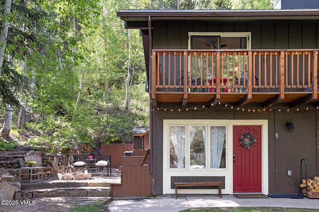 2932 Bellflower Dr Unit B, Vail, CO 81657 - view of front facade with board and batten siding