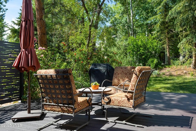 50 Hereford Rd, Edwards, CO 81632 - view of patio / terrace featuring a deck and area for grilling