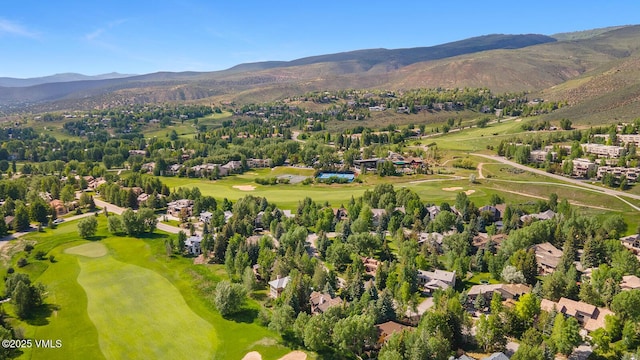 50 Hereford Rd, Edwards, CO 81632 - drone / aerial view of a mountain backdrop and a golf course