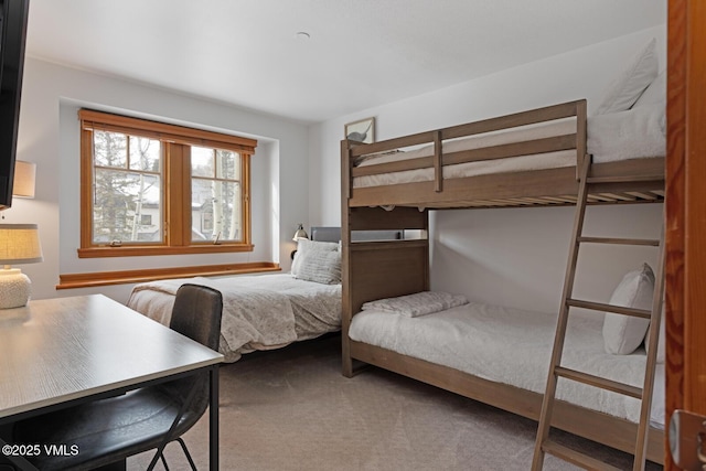 bedroom with carpet floors