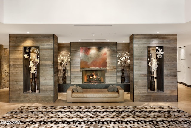 building lobby with visible vents