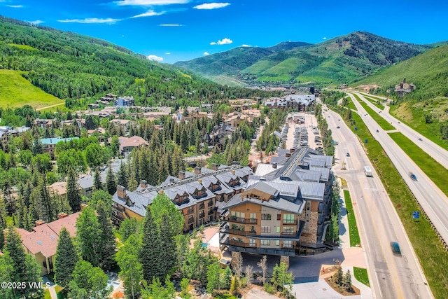 434 S Frontage Rd E Unit 403, Vail, CO 81657 - view of property location featuring a mountain backdrop and a heavily wooded area