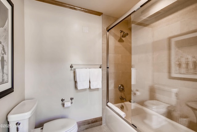 434 S Frontage Rd E Unit 403, Vail, CO 81657 - bathroom featuring toilet and enclosed tub / shower combo