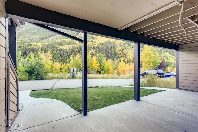 view of doorway to outside