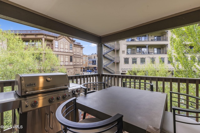 55 River Pines Ct Unit A302, Edwards, CO 81632 - balcony with outdoor dining area