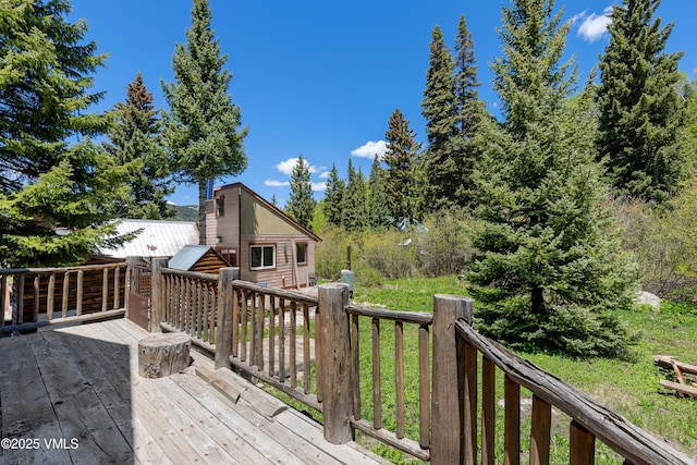 245 Main St, Eagle, CO 81631 - view of wooden deck