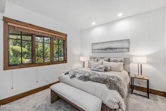 bedroom with carpet flooring