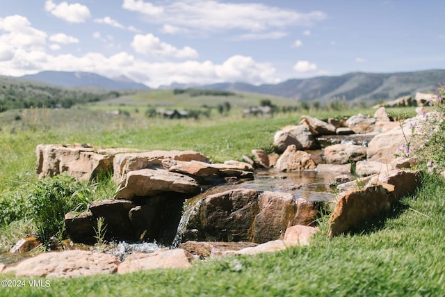 view of mountain feature