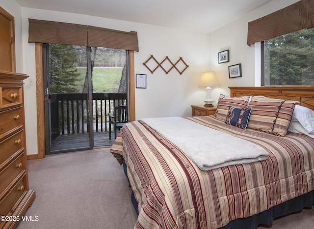 4610 Vail Racquet Club Dr Unit 7-12, Vail, CO 81657 - carpeted bedroom featuring access to exterior