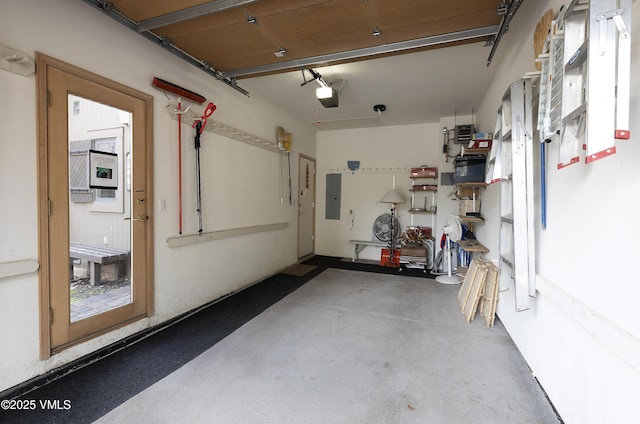 111 Scott Hill Rd Unit 17, Beaver Creek, CO 81620 - garage with electric panel and a garage door opener