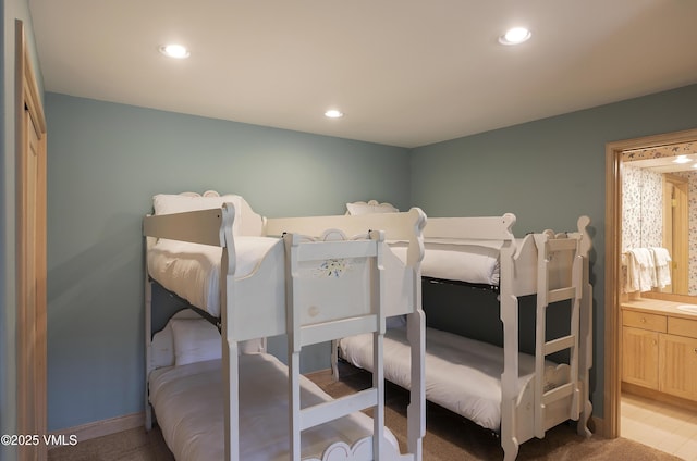 111 Scott Hill Rd Unit 17, Beaver Creek, CO 81620 - bedroom with ensuite bath and recessed lighting