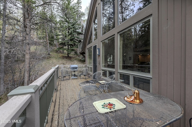 111 Scott Hill Rd Unit 17, Beaver Creek, CO 81620 - deck featuring outdoor dining space