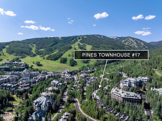 111 Scott Hill Rd Unit 17, Beaver Creek, CO 81620 - view of property location featuring mountains and a heavily wooded area