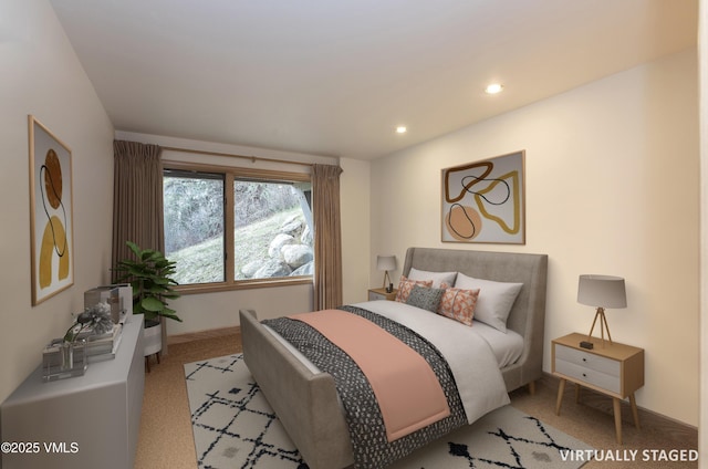 111 Scott Hill Rd Unit 17, Beaver Creek, CO 81620 - bedroom with baseboards, carpet flooring, and recessed lighting