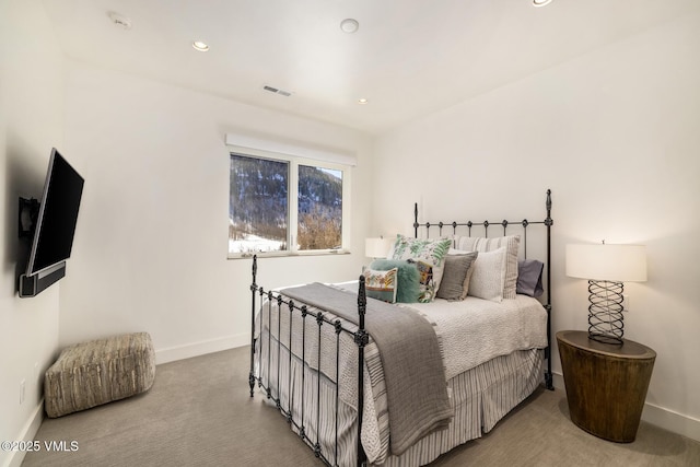 3235 Katsos Ranch Rd, Vail, CO 81657 - carpeted bedroom featuring baseboards and recessed lighting