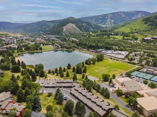 760 W Beaver Creek Blvd Unit 115, Avon, CO 81620 - drone / aerial view of a water and mountain view