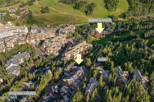 46 Red Spruce Ln Unit 2, Beaver Creek, CO 81620 - aerial overview of property's location