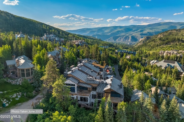 46 Red Spruce Ln Unit 2, Beaver Creek, CO 81620 - drone / aerial view of mountains and a forest