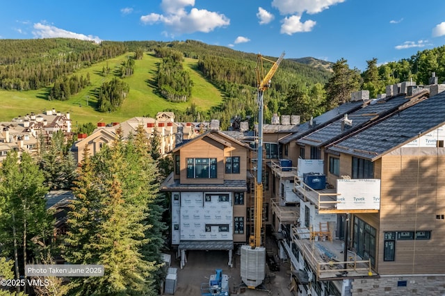 46 Red Spruce Ln Unit 2, Beaver Creek, CO 81620 - aerial view of mountains and a forest