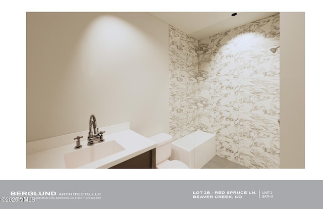 46 Red Spruce Ln Unit 2, Beaver Creek, CO 81620 - full bath with toilet and vanity