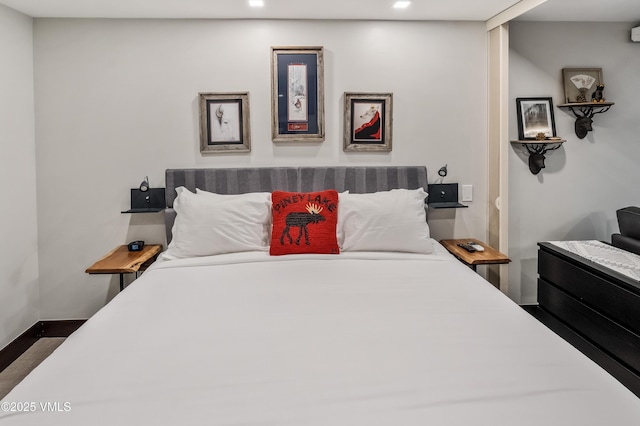 555 E Lionshead Cir Unit 207, Vail, CO 81657 - bedroom featuring recessed lighting and baseboards