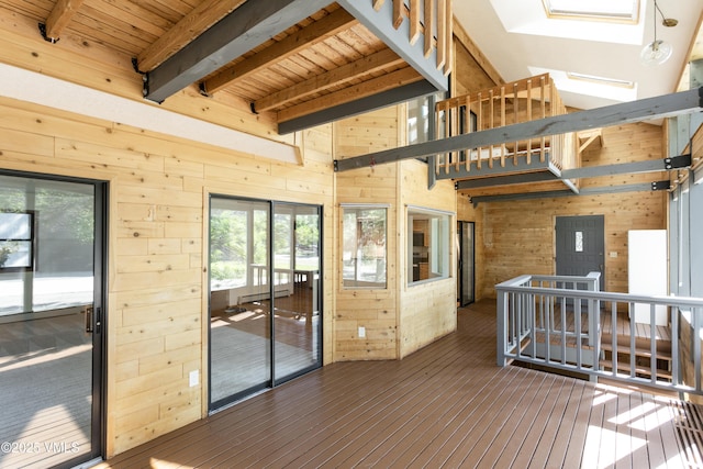 717 Bull Run Unit A, Eagle, CO 81631 - view of wooden deck