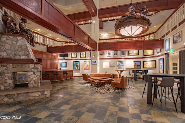 26 Avondale Ln Unit 114-H, Beaver Creek, CO 81620 - community lobby featuring a high ceiling