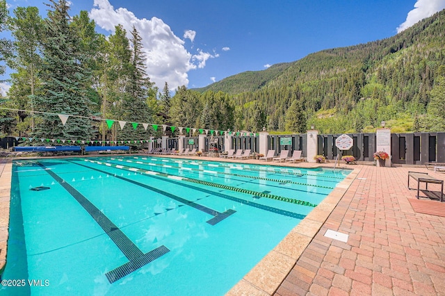 4570 Vail Racquet Club Dr Unit 2-3, Vail, CO 81657 - community pool with a mountain view and a view of trees