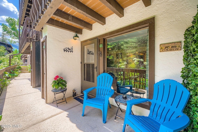 4570 Vail Racquet Club Dr Unit 2-3, Vail, CO 81657 - view of patio / terrace with stairs
