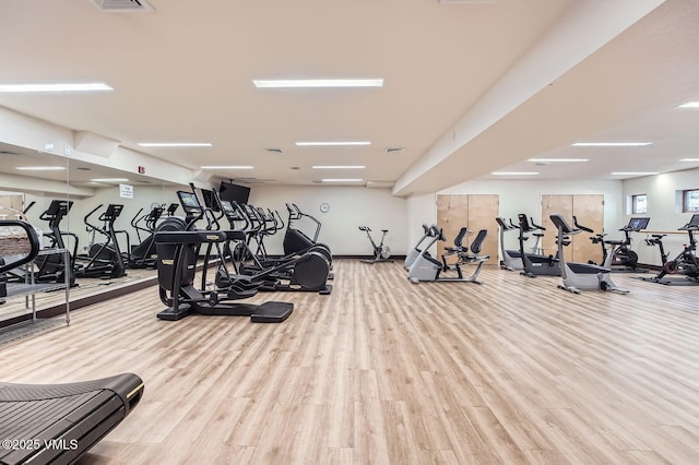 4570 Vail Racquet Club Dr Unit 2-3, Vail, CO 81657 - gym with wood finished floors