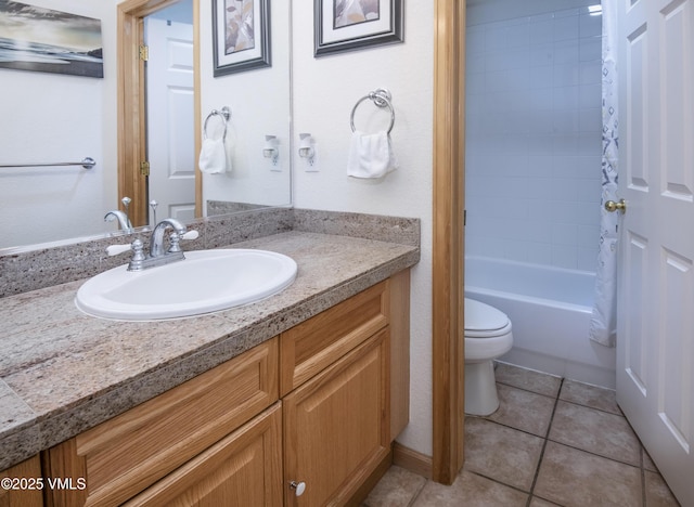1082 W Wildwood Rd Unit C, Avon, CO 81620 - full bath with vanity, shower / bath combo, and tile patterned floors