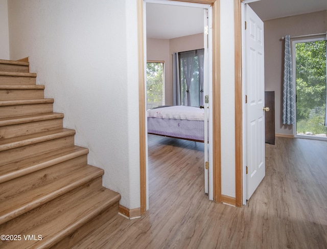 1082 W Wildwood Rd Unit C, Avon, CO 81620 - stairway with wood finished floors