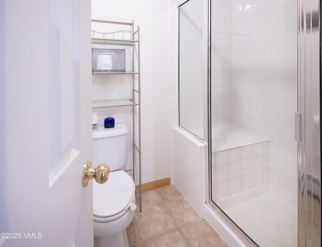 1082 W Wildwood Rd Unit C, Avon, CO 81620 - bathroom featuring a stall shower and tile patterned floors