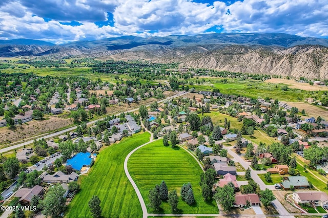 751 Bull Run, Eagle, CO 81631 - aerial perspective of suburban area featuring a mountainous background