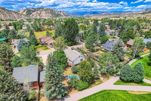 751 Bull Run, Eagle, CO 81631 - aerial view of residential area featuring a mountainous background