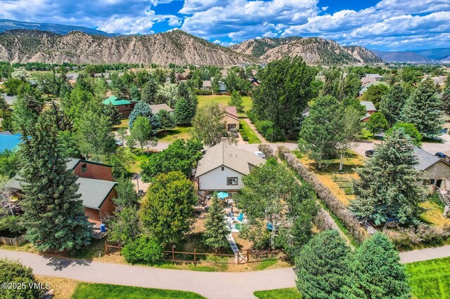 751 Bull Run, Eagle, CO 81631 - aerial view of residential area featuring a mountain backdrop