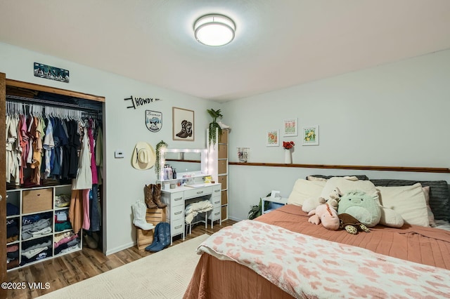 751 Bull Run, Eagle, CO 81631 - bedroom with wood finished floors and a closet