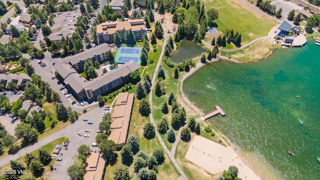 177 Lake St Unit 24, Avon, CO 81620 - aerial overview of property's location featuring a large body of water