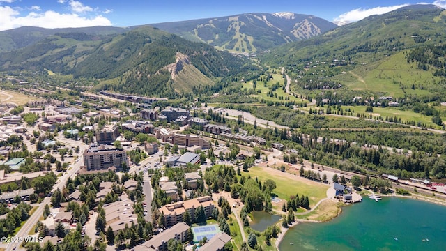 177 Lake St Unit 24, Avon, CO 81620 - aerial view of property's location featuring a water and mountain view