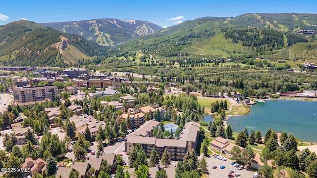 177 Lake St Unit 24, Avon, CO 81620 - drone / aerial view of a water and mountain view