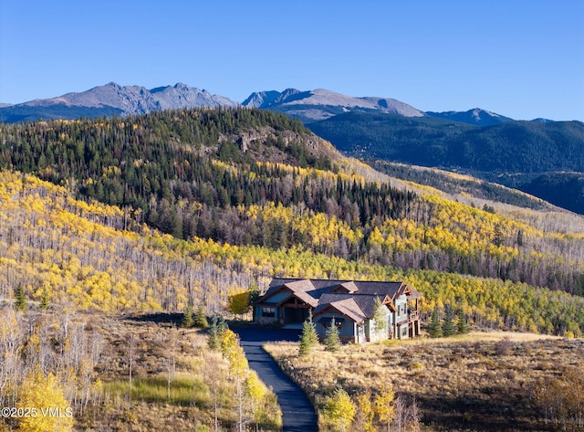96 Pikes Way, Edwards, CO 81632 - mountain view with a heavily wooded area