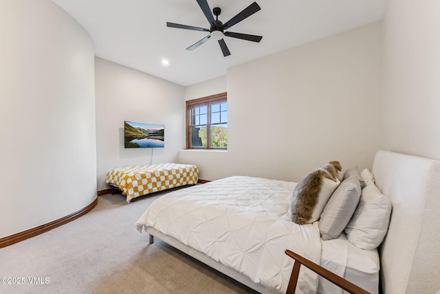196 Spring Creek Ln, Edwards, CO 81632 - bedroom with carpet and ceiling fan