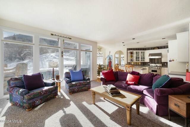 view of living room