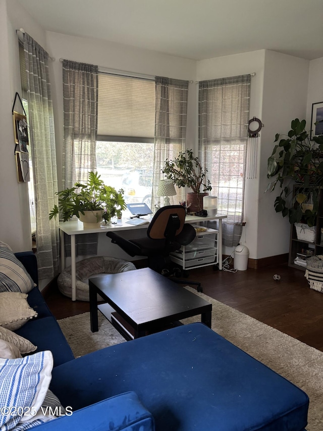 40 Bunker Way, Eagle, CO 81631 - living area featuring wood finished floors and baseboards