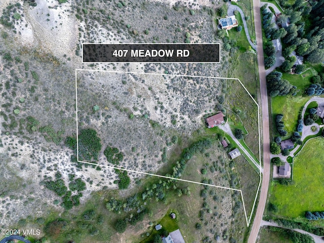 407 Meadow Rd, Edwards, CO 81632 - map / location featuring property boundaries highlighted